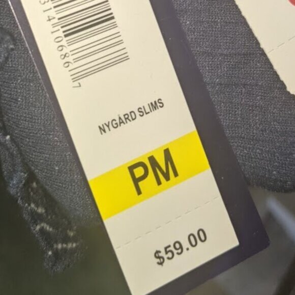 PETER NYGARD Dark Blue Top Size Medium Petite NEW NWT - Picture 4 of 4